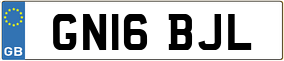Truck License Plate
